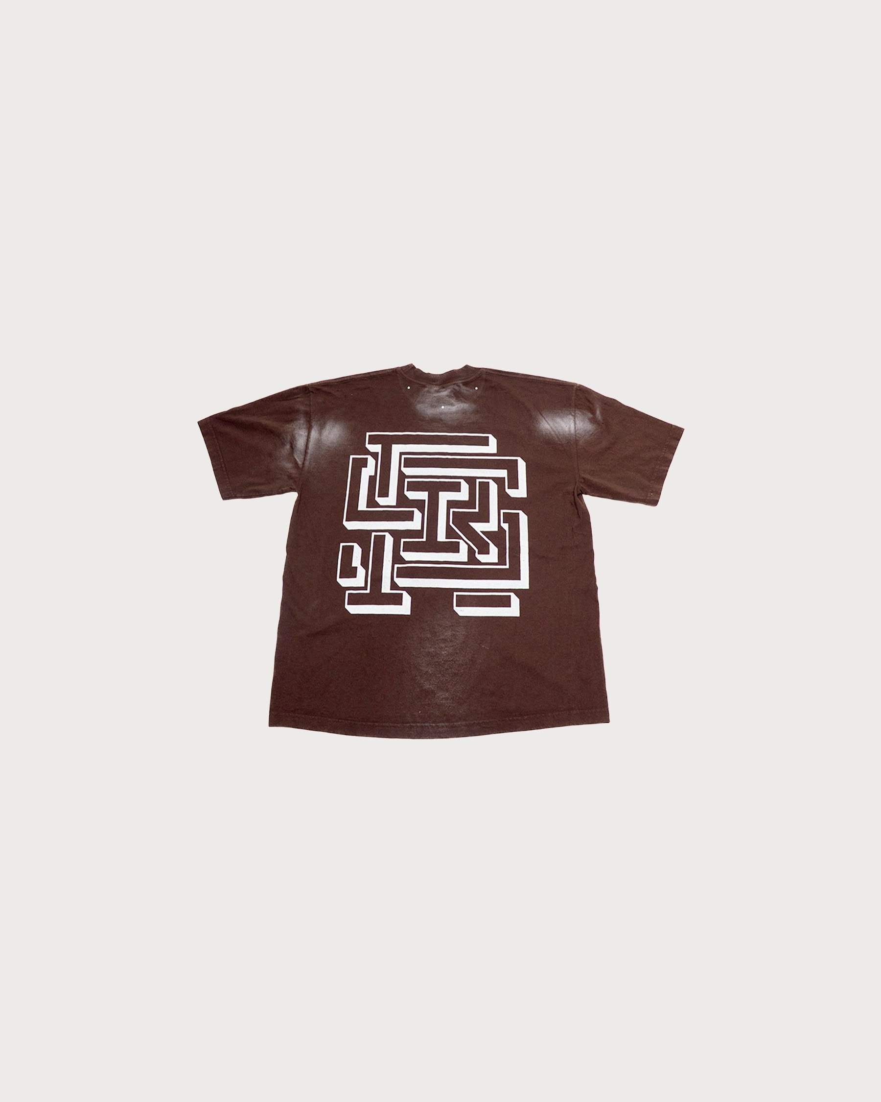 Mocha Rhinestone Logo Tee